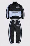 BLACK TRACKSUITS ( TOUCH OF WHITE )