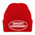 CUFFED KNITTED BEANIE - RED